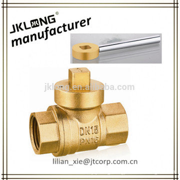 brass magnetic lockable ball valve with key